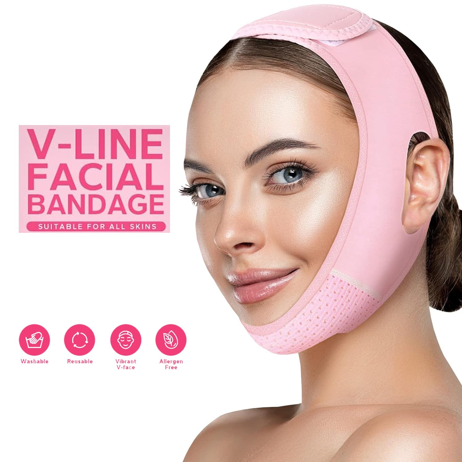 Double Chin Reducer — V-Line Slimming Face Mask
