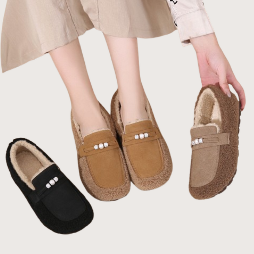 Cotton Gommino Winter Shoes
