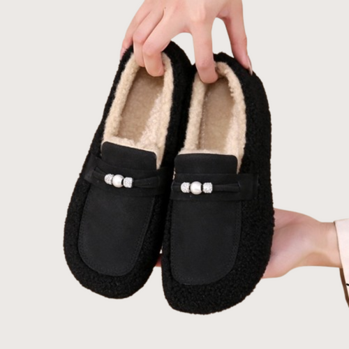 Cotton Gommino Winter Shoes