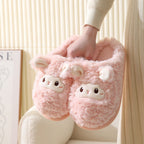 Fluffy Llama Plush Slippers