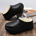 Resin Sole Fur Slippers