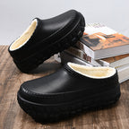 Resin Sole Fur Slippers