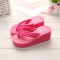 A new explosion of anti-skid cloth soled ladies summer FLIP FLOPS SANDALS are angle muffin candy color slippers