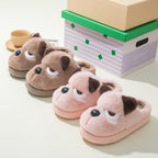 Cozy Puppy Plush Slippers