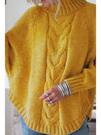 Women Knitted Loose Pullover Sweater