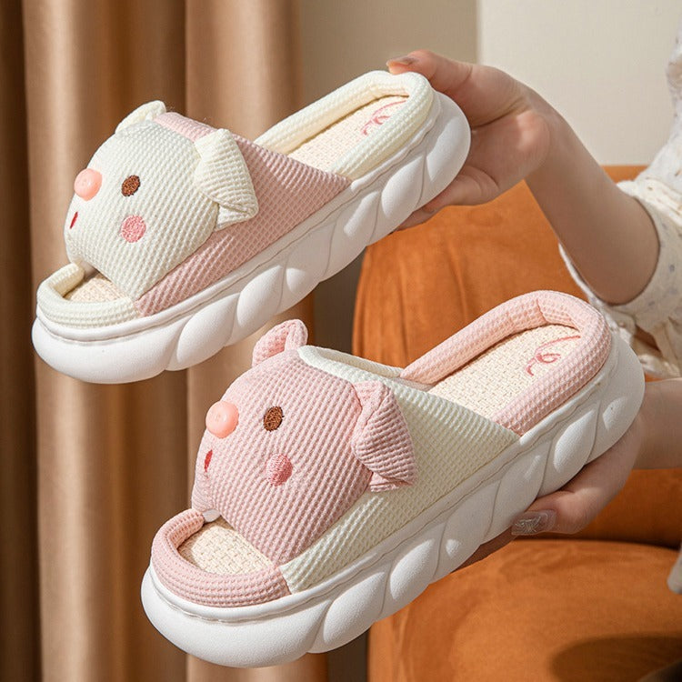 Piggy Plush Slippers