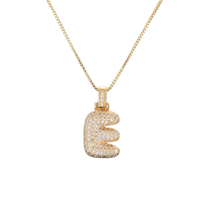 Initial Bubble Necklace