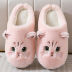 Cozy Kitten Plush Slippers