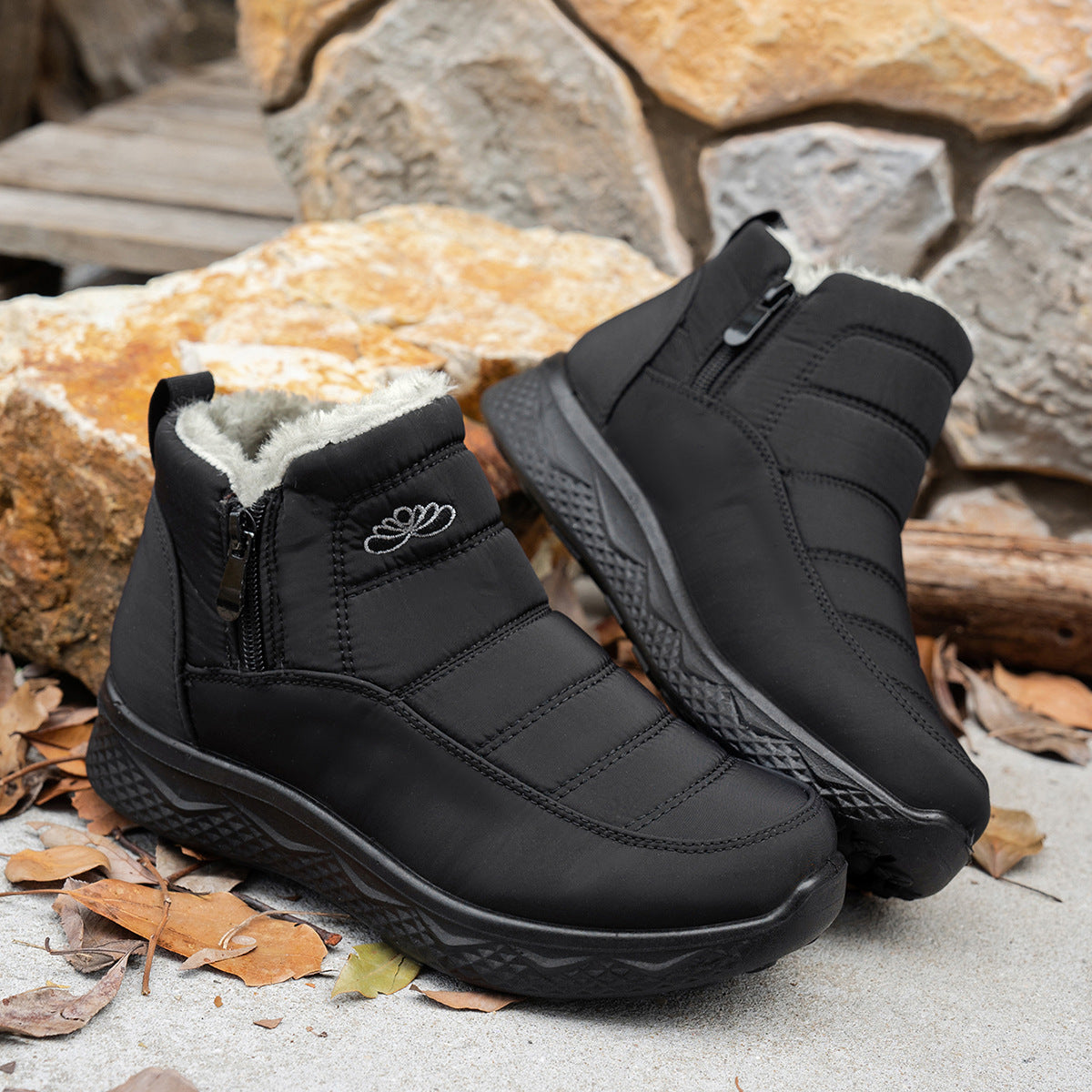 Waterproof Flat Winter Snow Boots for Women