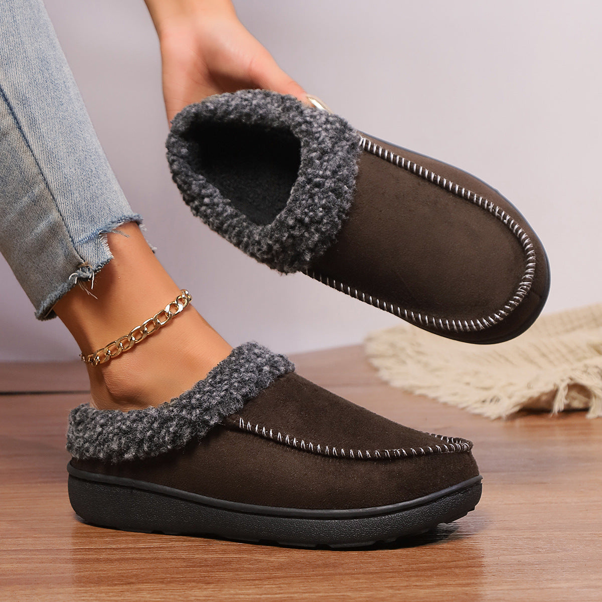 Winter Slip-On Slippers
