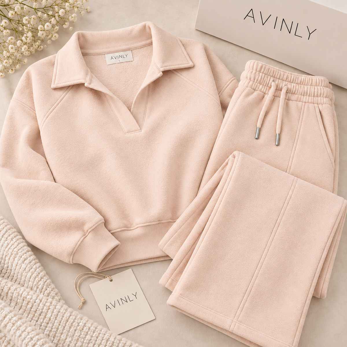 Avinly Cozy Collar Lounge Set