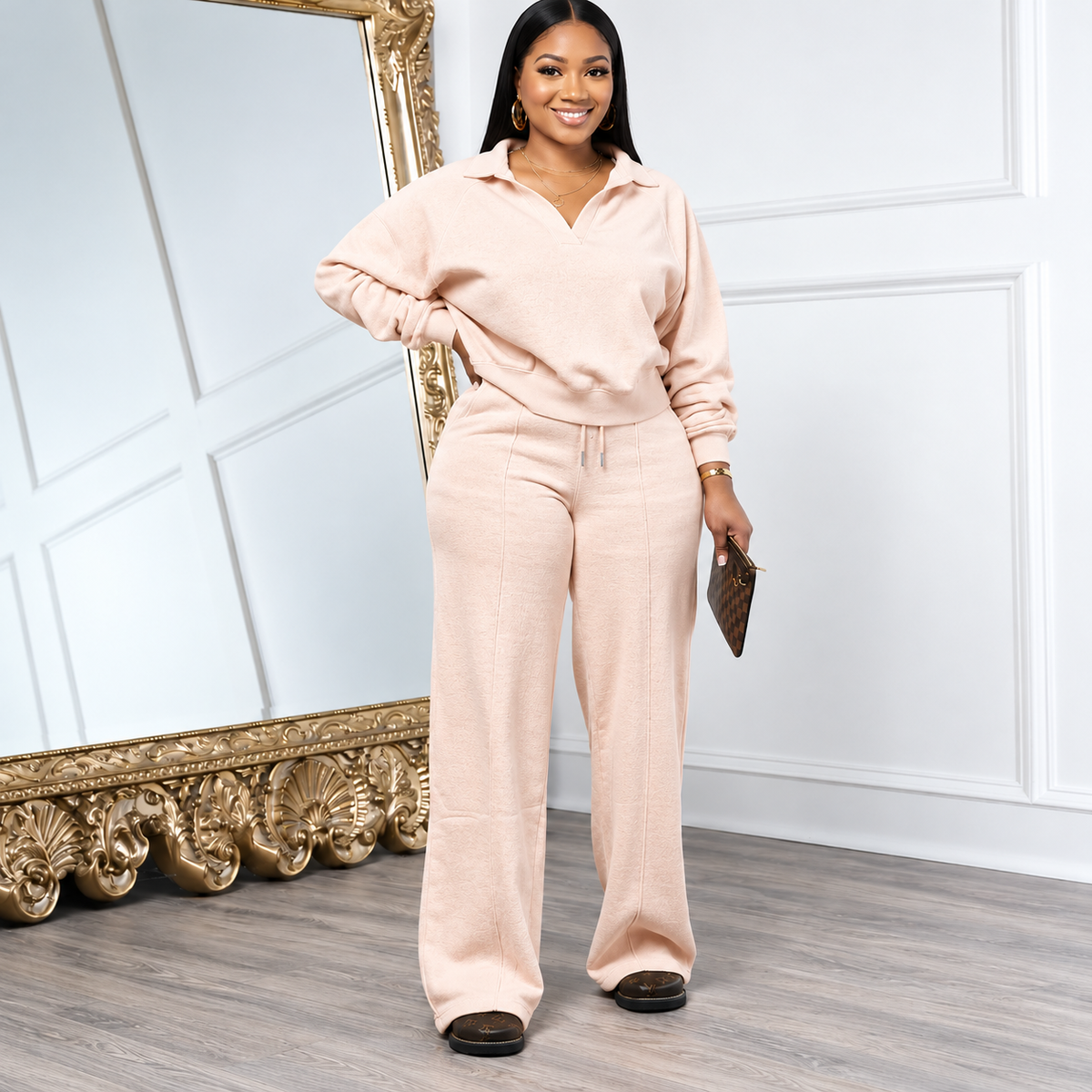 Avinly Cozy Collar Lounge Set