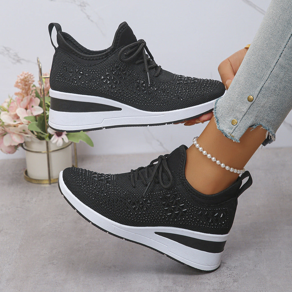 Rhinestone Cushion Sneakers