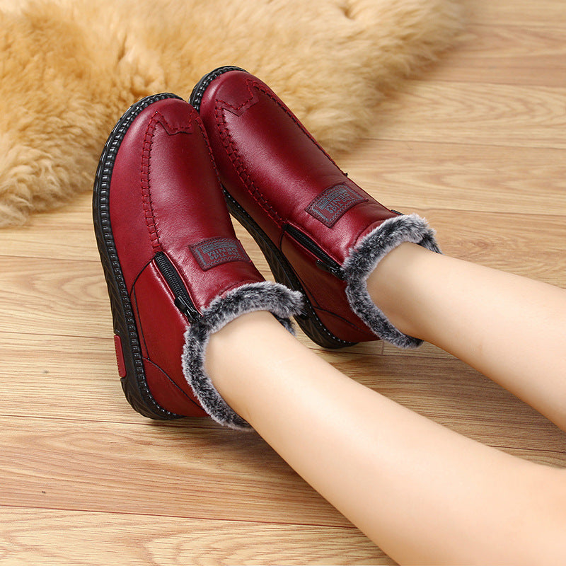 Women's Waterproof Leather Boots