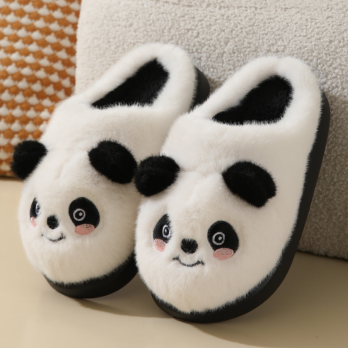 Panda Fluffy Slippers