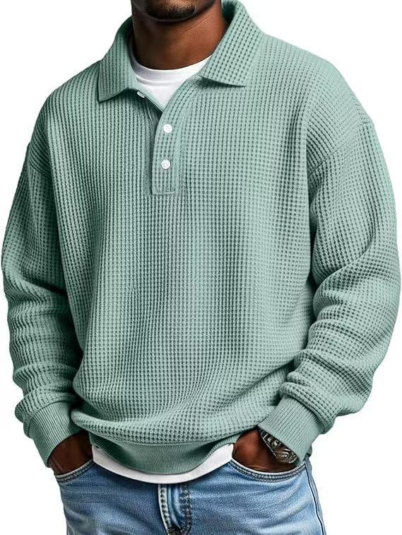 Waffle Knit Polo