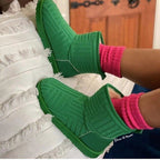 Textured Mini Boots