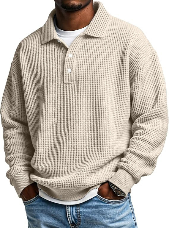Waffle Knit Polo