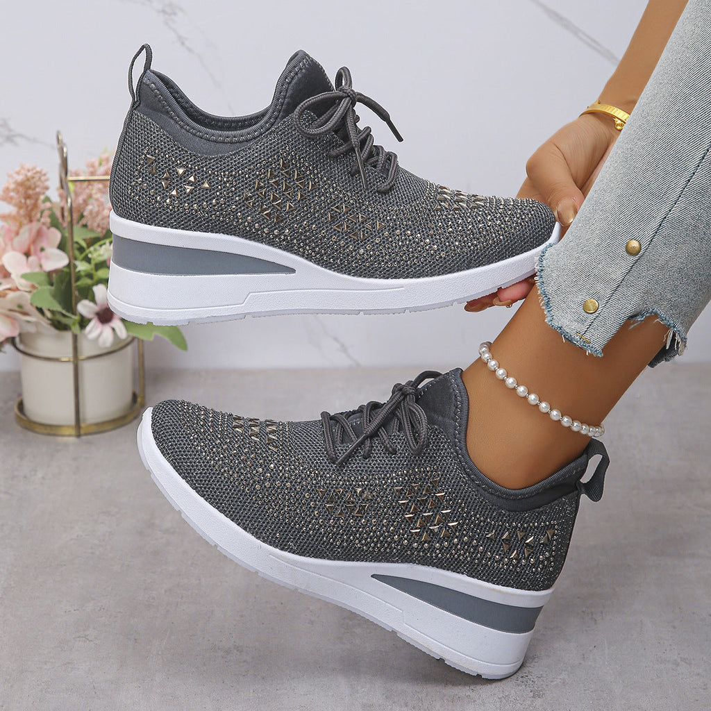 Rhinestone Cushion Sneakers