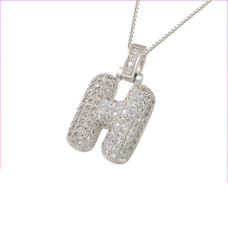 Initial Bubble Necklace