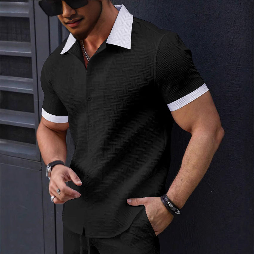 Contrast Polo Shirt