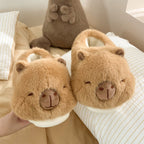 Cozy Bear Plush Slippers