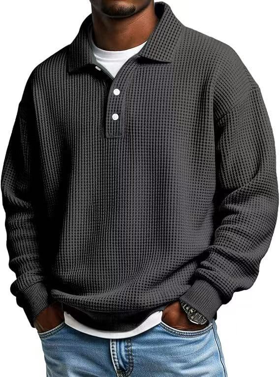 Waffle Knit Polo
